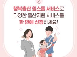 행정안전부, ‘행복 출산 원스톱 서비스’ 기사 이미지